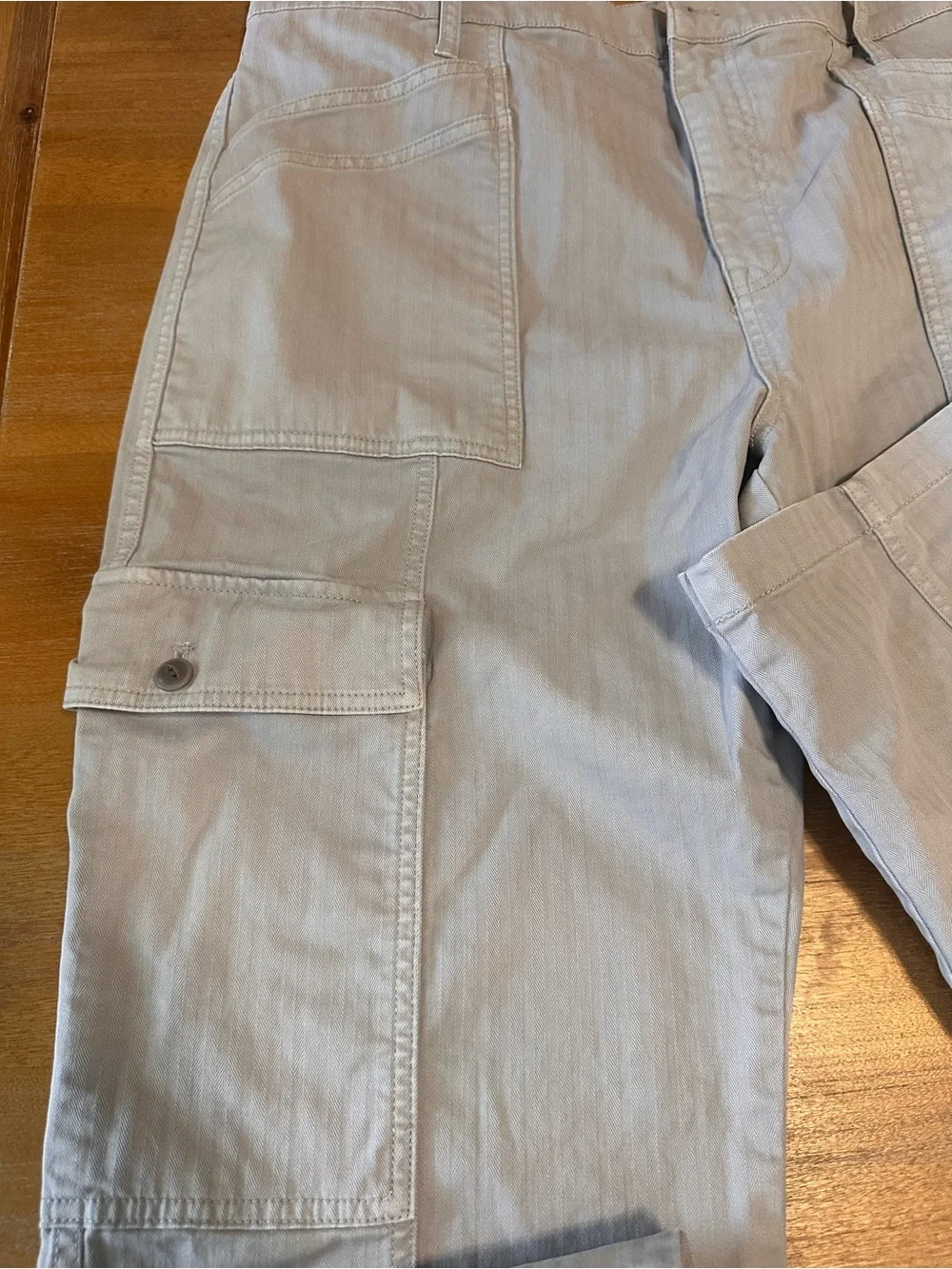Madewell Women’s 90’s Straight Leg Cargo Pants in Solstice Size 33